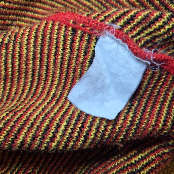 Rare Vtg Esprit Sport Sweater Women's Medium Oversized Geometric Southwestern - Picture 11 of 12